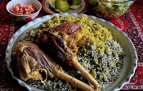 Baghali Polo Ba Machiche